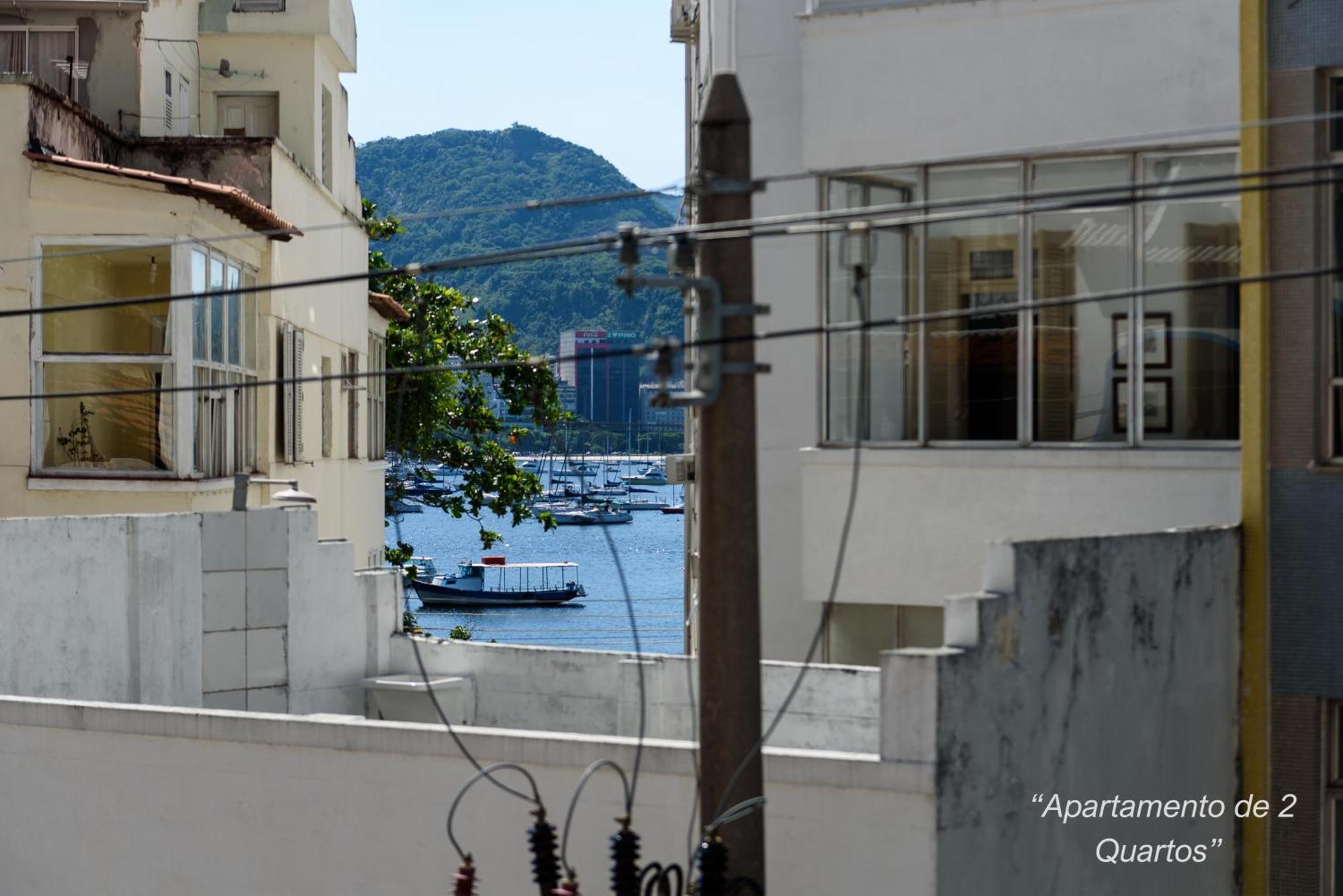 2 Quartos Na Urca Com Vista Para Baia De Guanabara A 700M Pao De Acucar Com Cozinha Completa E Wi-Fi - Bares, Restaurantes E Comercio Local A Poucos Metros Rio de Janeiro Exterior foto
